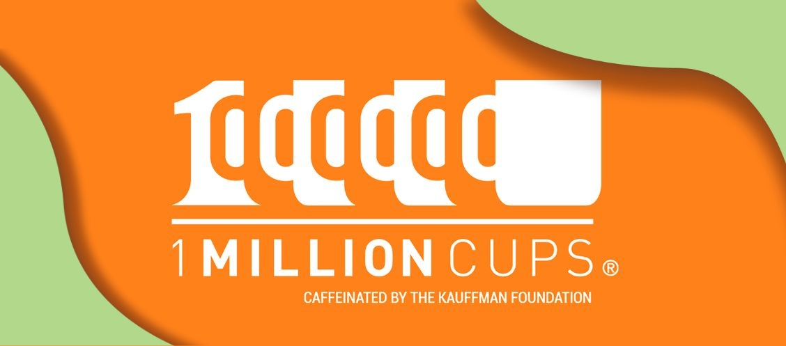 1 Million Cups Logo in orange