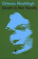 woman's face in blue partially obscured