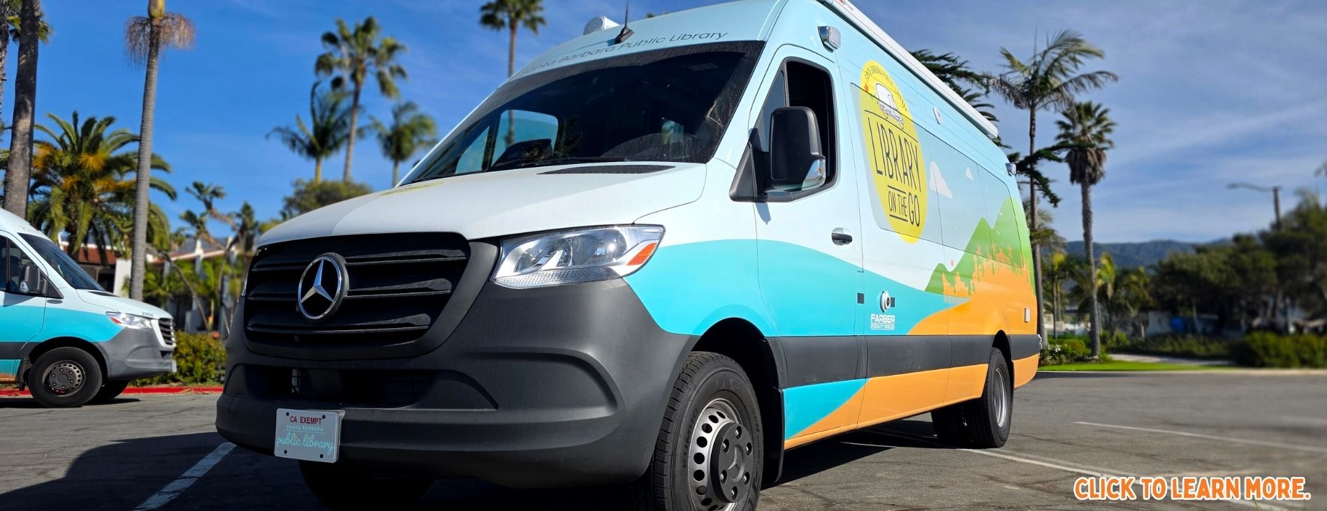 Second Library on the Go Van in parking lot