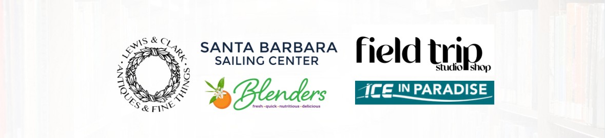 logos for lewis & clark, santa barbara sailing center, Blenders in the Grass, Field Trip studio Shop, and Ice in Paradise