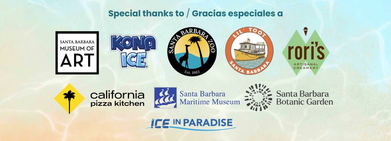 logos of local businesses who supported summer reading program