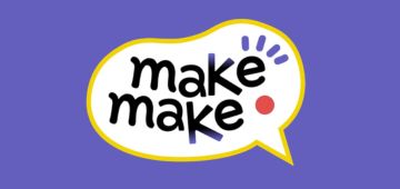 makemake logo speech bubble with purple background