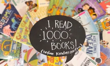 1000 books logo