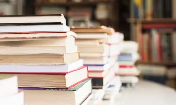 pile of books
