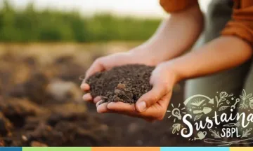 hands gathering dirt