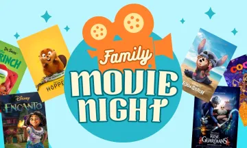 Promotional collage of featured film posters.