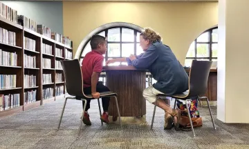 Literacy Volunteer at Work