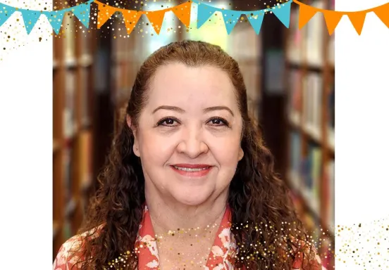 Cherished library staff member Alma celebrates 25 years at SBPL