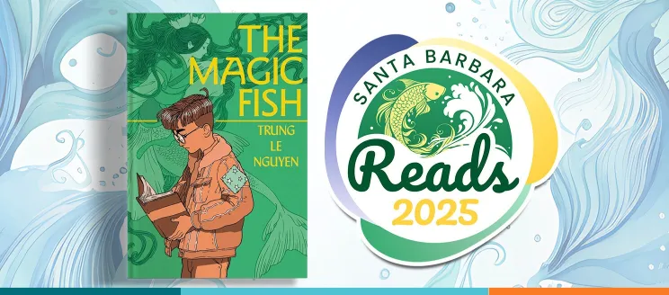 Magic Fish Book Cover and SBReads Logo