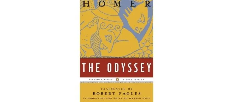 book cover of the Odyssey by Homer