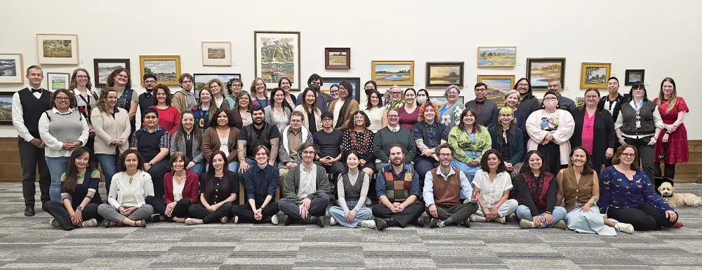Library all staff photo