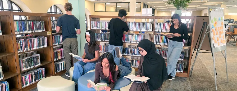 Teens in the Teen Area