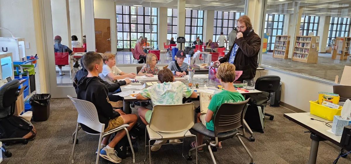 Teen Dungeons and Dragons at the Library