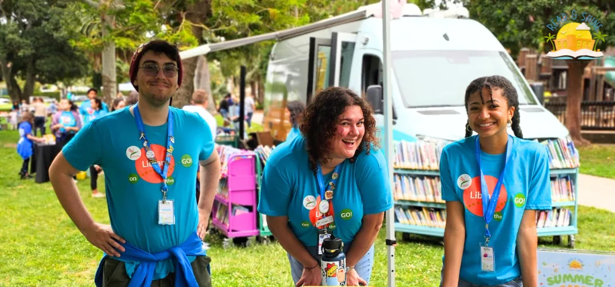 Teen Interns at the park