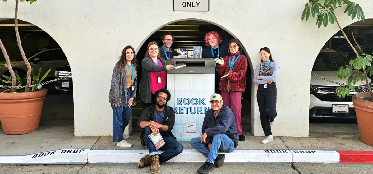 Library Parking Structure Bookdrop Reveal
