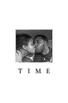 Couple kissing above the title Time